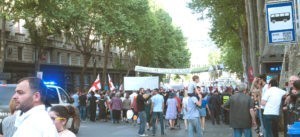 Manif Tbilisi Georgie