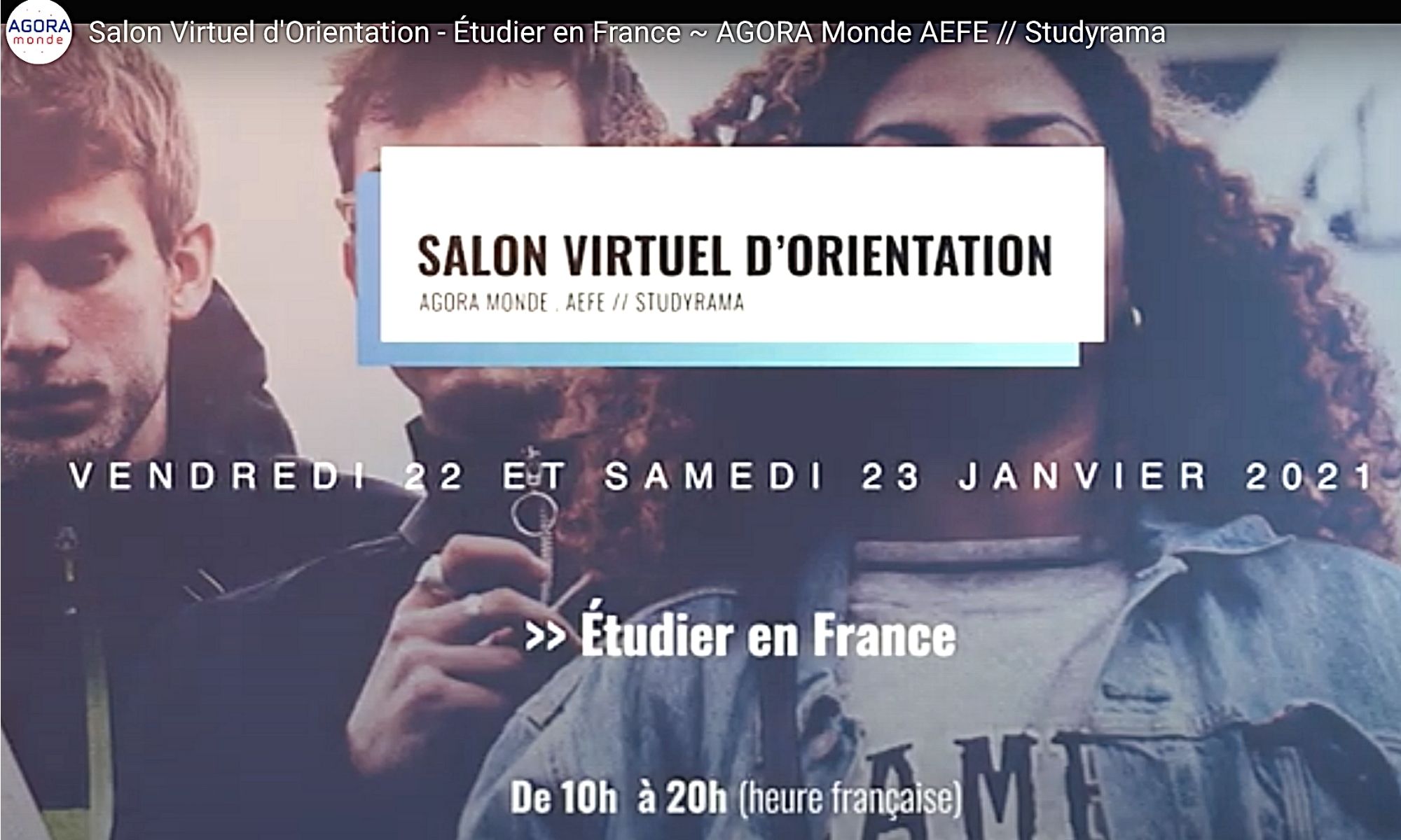 le Salon Virtuel d’Orientation « Étudier en France »