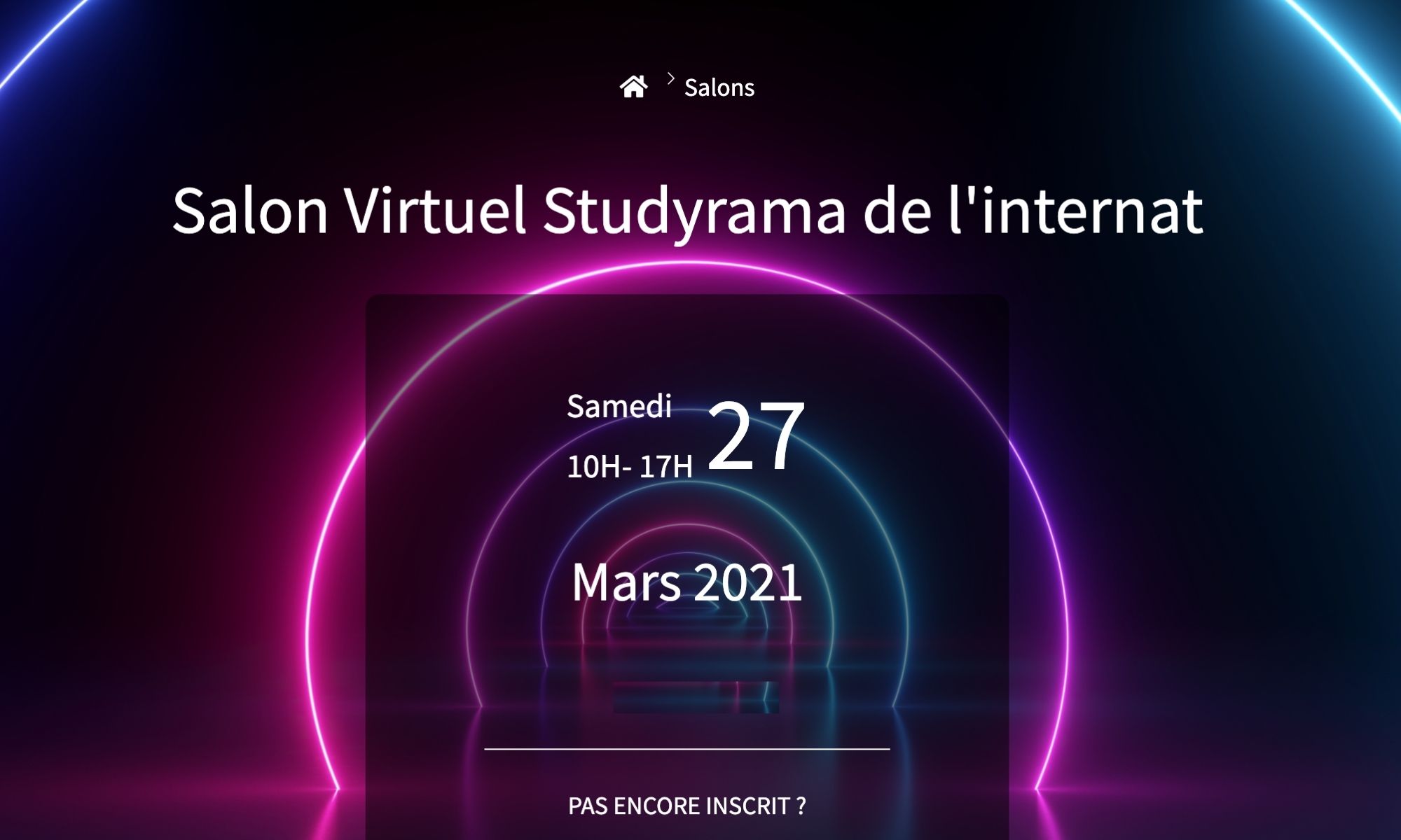 Salon Virtuel Studyrama de l’internat