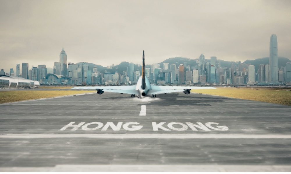 Une bulle aérienne entre Hong Kong et Singapour