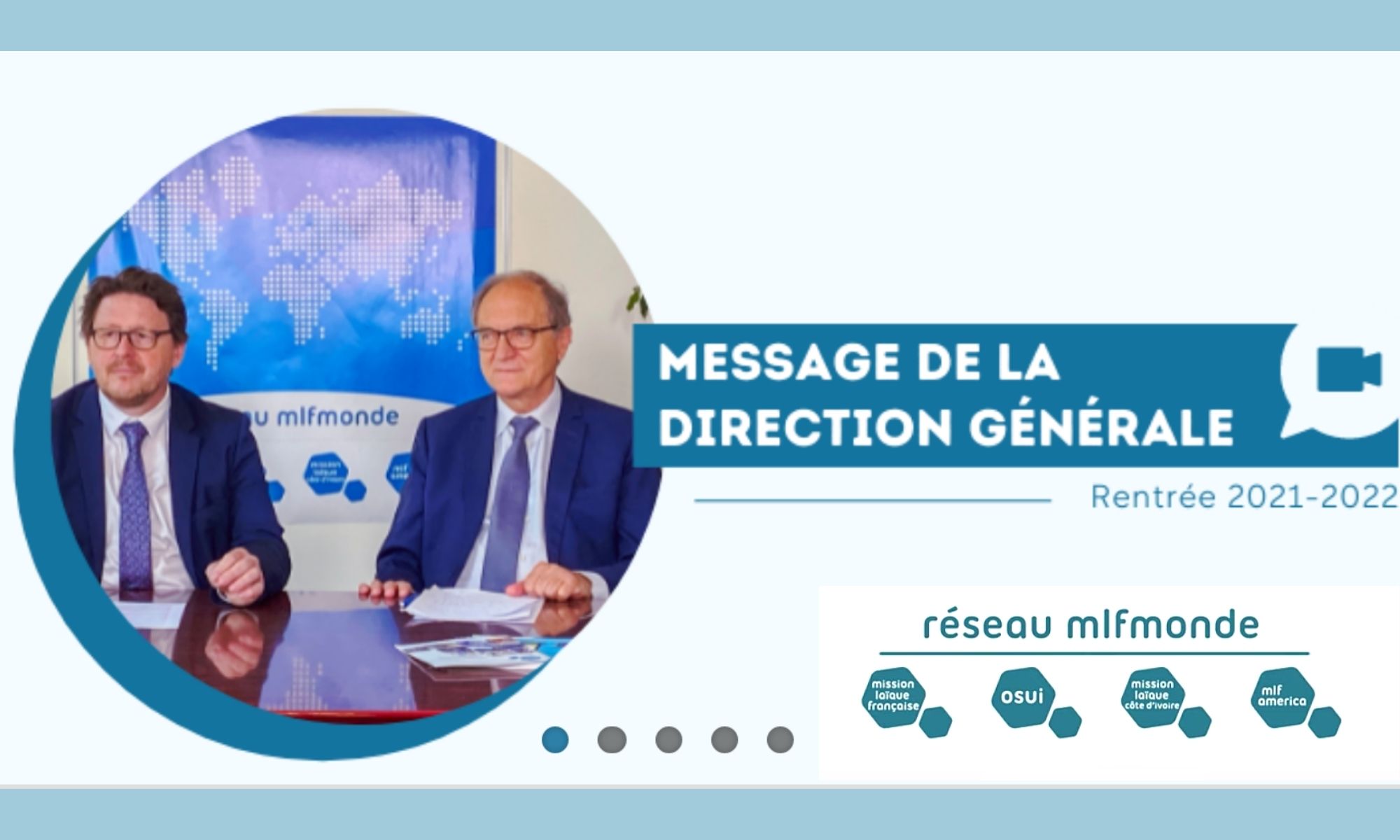 Message de rentrée de la direction du Réseau MLF monde pour l’année scolaire 2021/2022