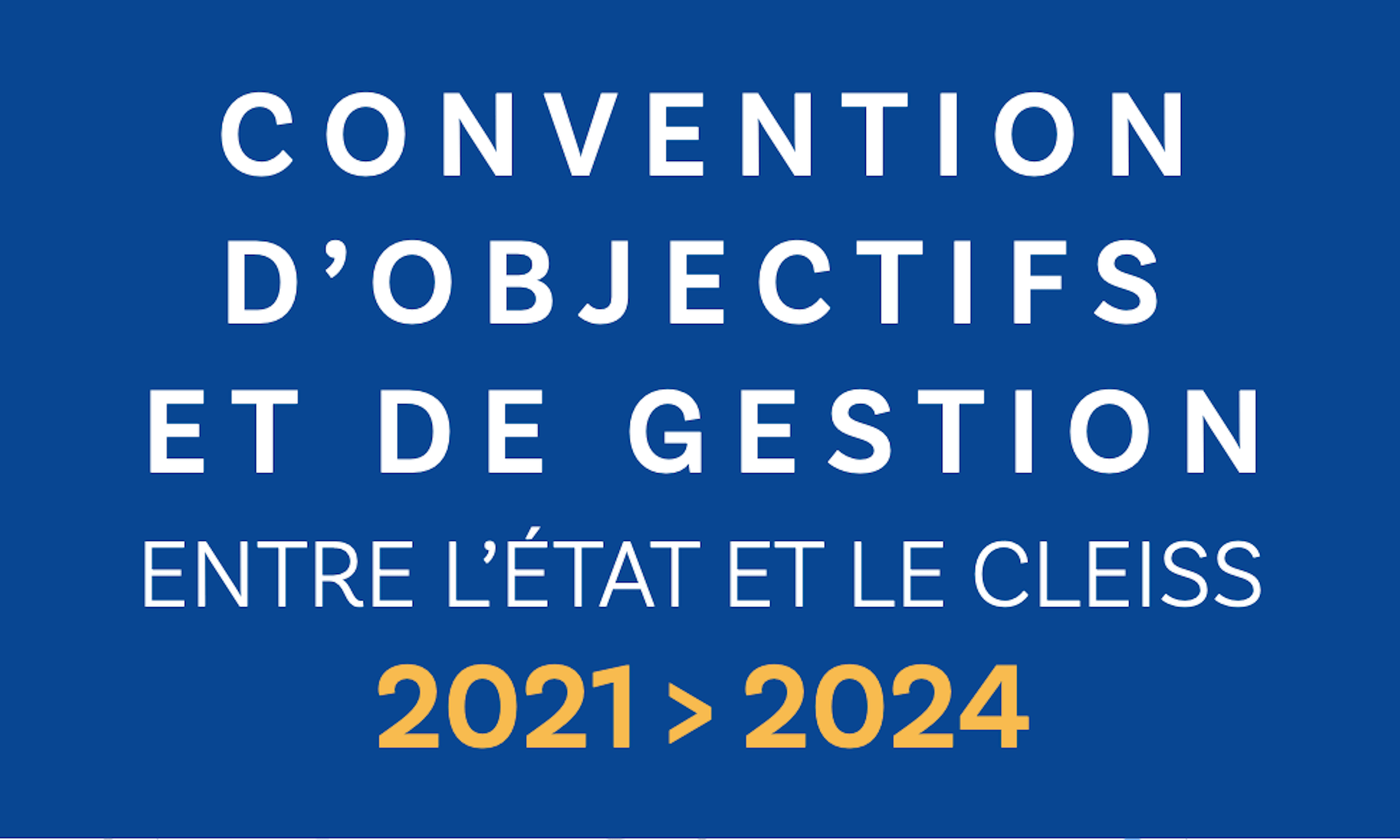 Les nouvelles perspectives du Cleiss 2021-2024