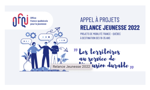 OFQJ : " Appel à projets Relance Jeunesse 2022 "