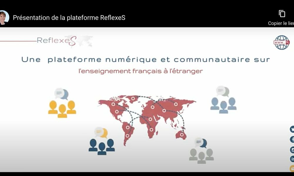 RéflexeS : la plateforme communautaire du Réseau de l’Enseignement Français à l’Étranger