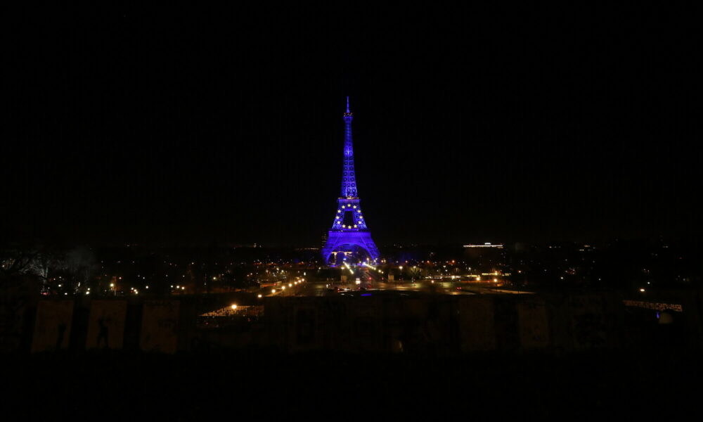 La France se pare des couleurs de l’Union européenne