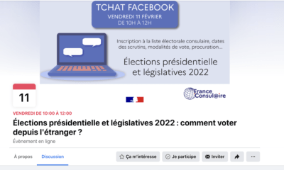 Un tchat pour savoir comment voter depuis l’étranger