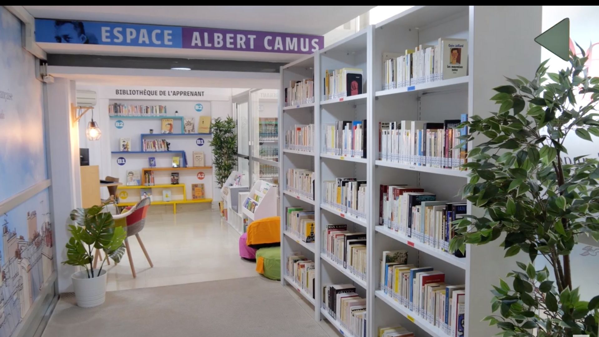 “L’Espace Albert Camus“, une nouvelle médiathèque francophone à Grenade