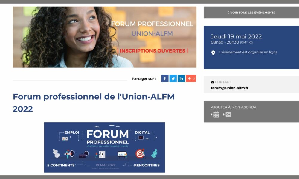 Vivre ailleurs, sur RFI : “Troisième Forum professionnel de l'Union-ALFM“