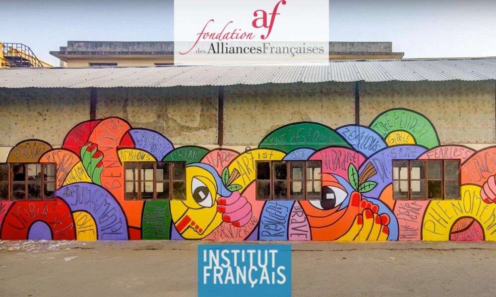 Première édition du “ Wall Art Festival“ à l’Alliance Française de Bhopal