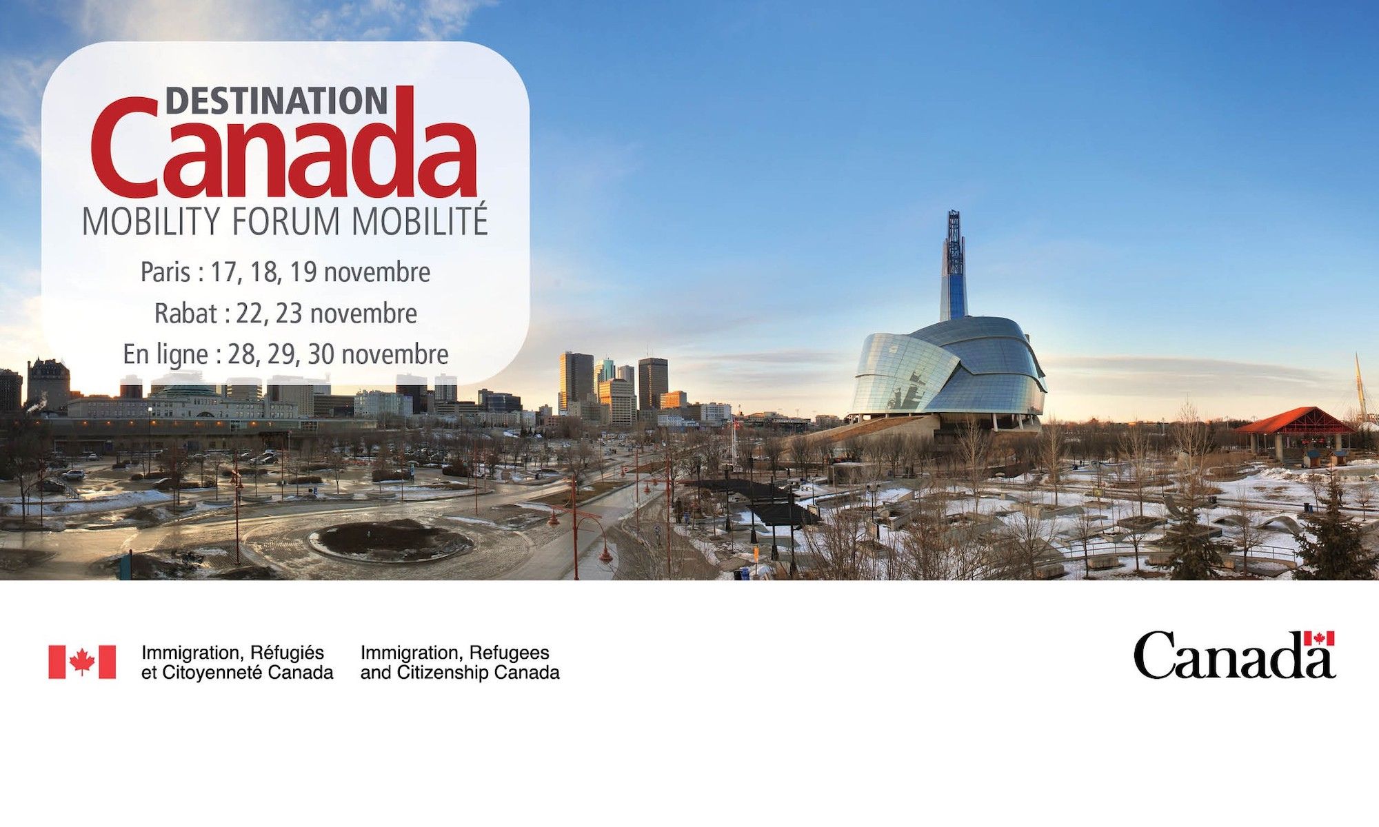 Destination Canada Forum Mobilité revient cette année avec 3 éditions différentes