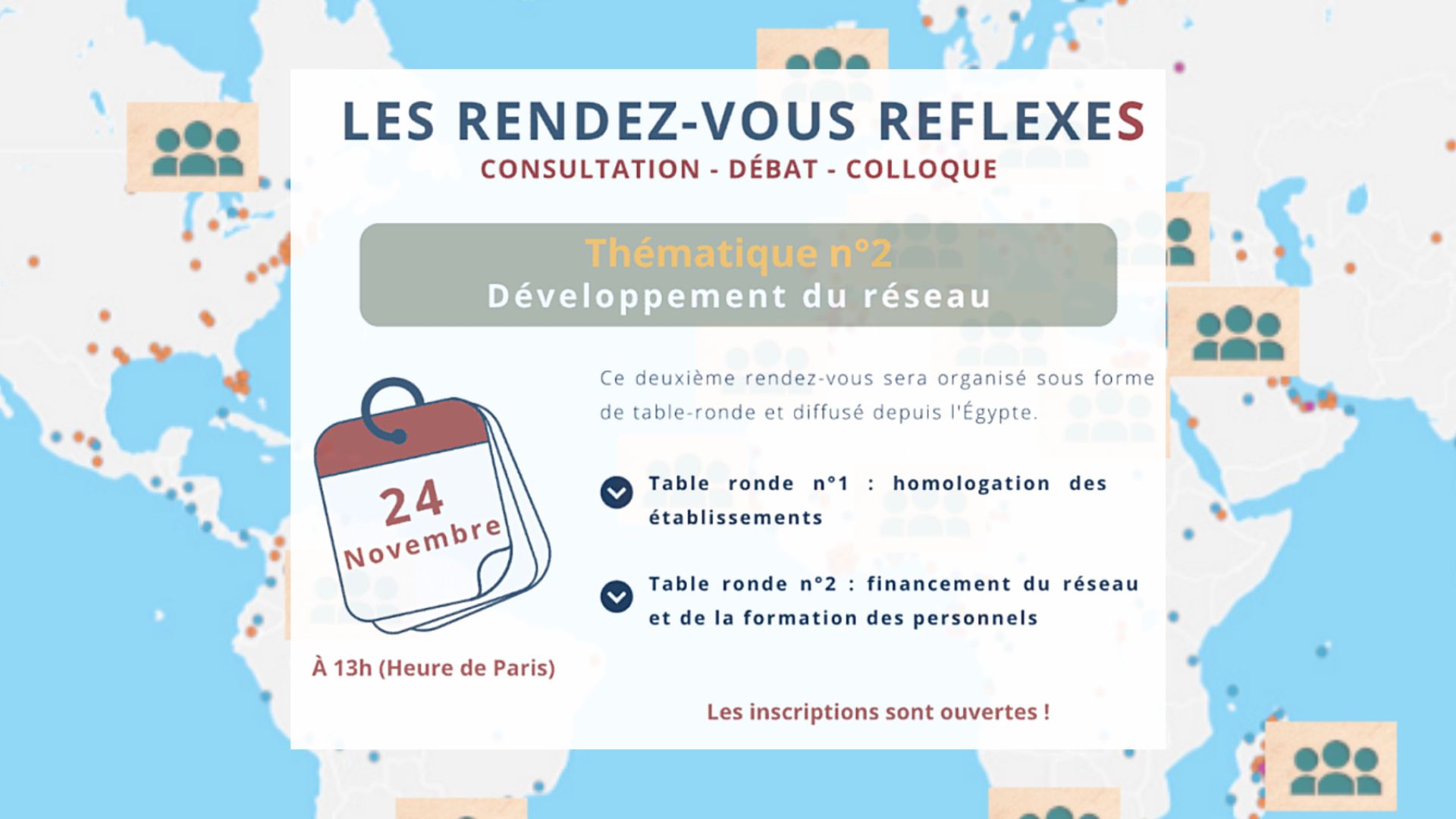 Le deuxième rendez-vous «RéflexeS» aura lieu le 24 novembre