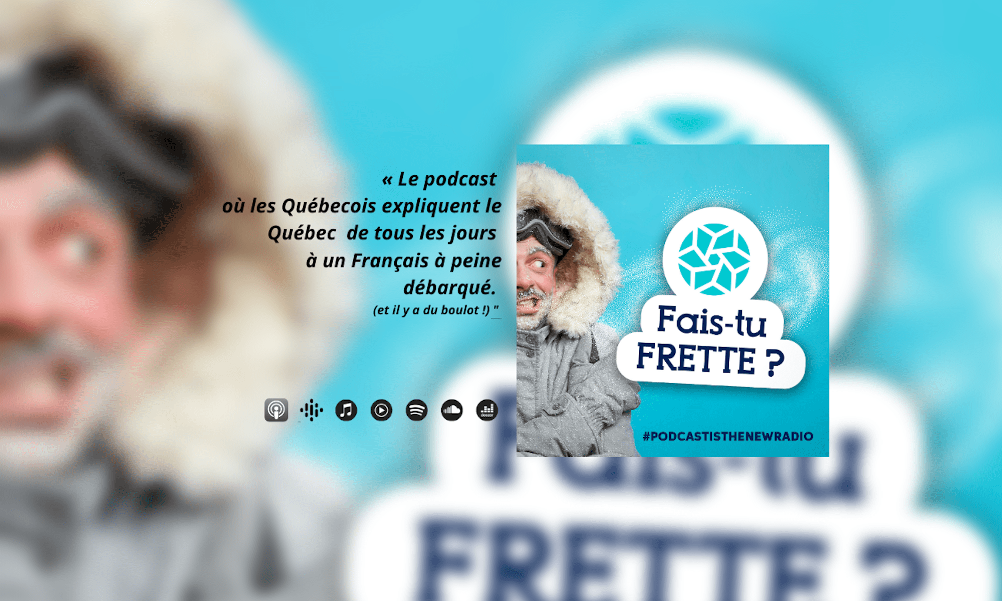 Selon Jean Michel Lhomme, créateur d’un podcast sur le Québec, « En tant qu’étranger, on peut réellement devenir Québécois »