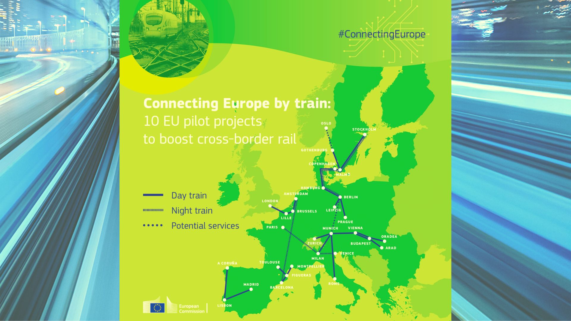 Commission européenne: des projets pour améliorer le transport ferroviaire transfrontalier