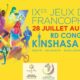 Les 9ème jeux de la francophonie se tiendront cet été à Kinshasa