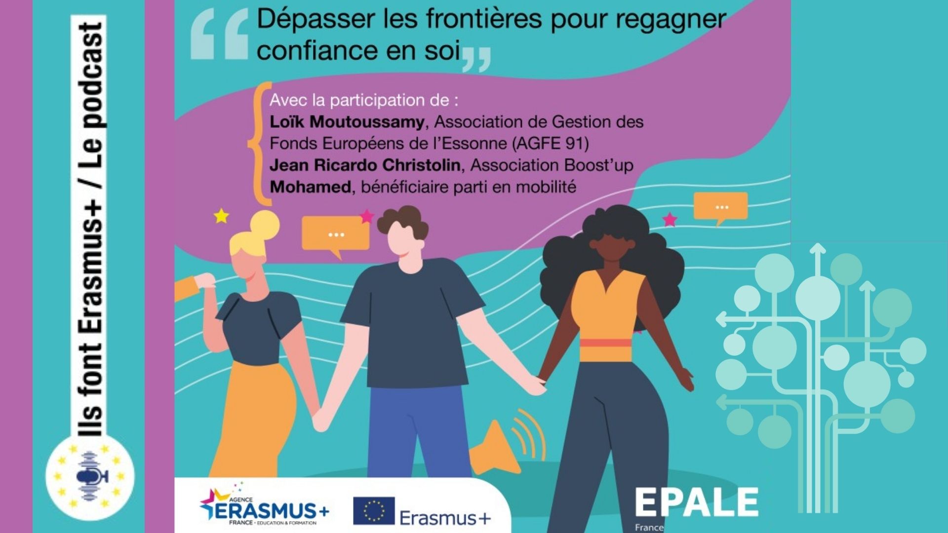 Podcast Epale - Neets - Erasmus +: changer d’environnement pour regagner confiance en soi