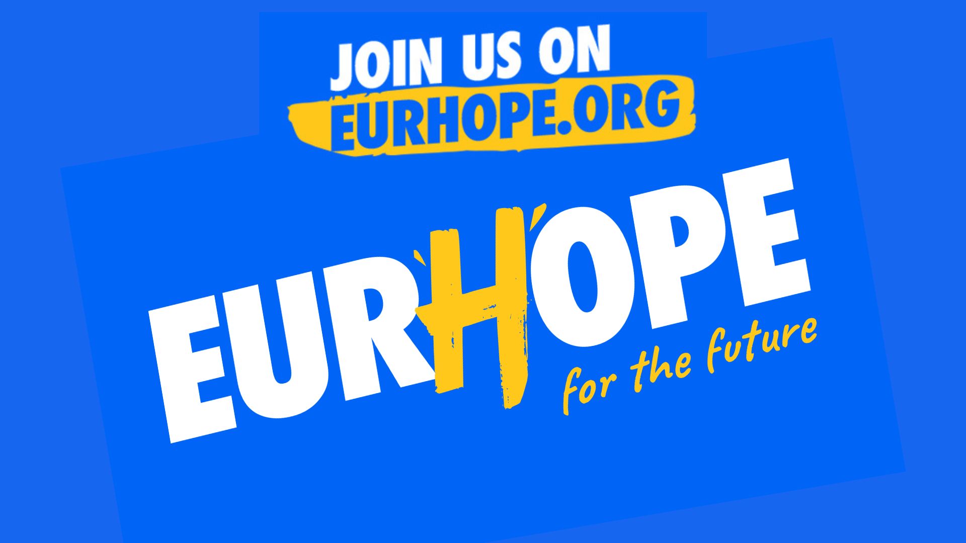 La consultation «EurHope, for the future»