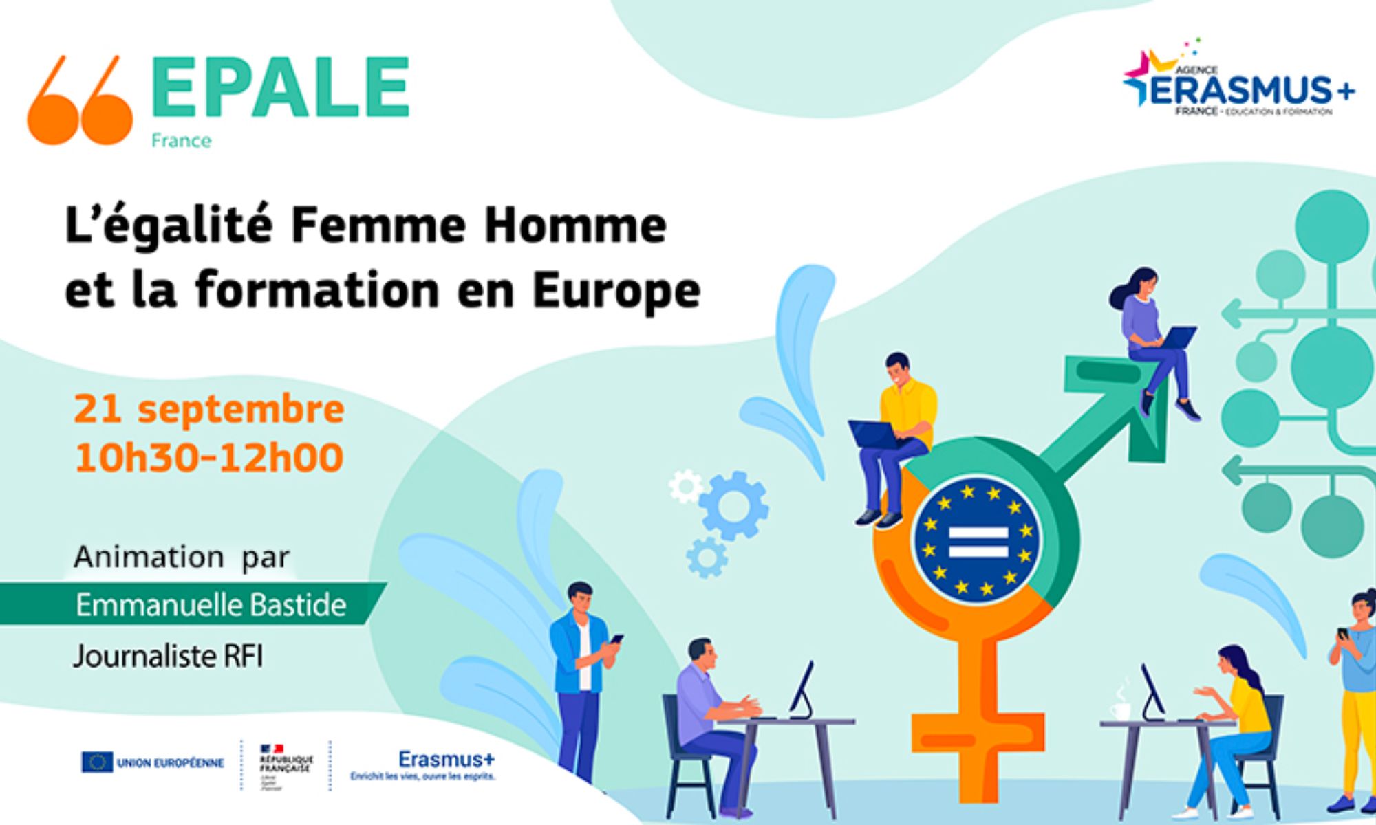 Une webconférence Epale sur l’égalité Femme Homme et la formation en Europe