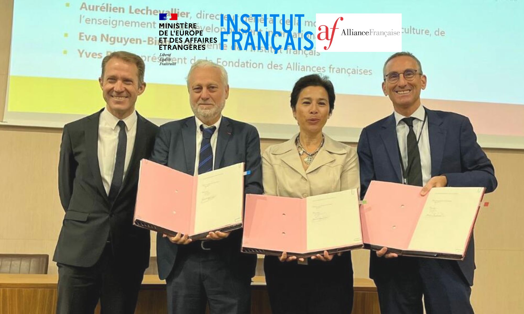 l’Institut français renouvelle son partenariat avec la Fondation des Alliances françaises