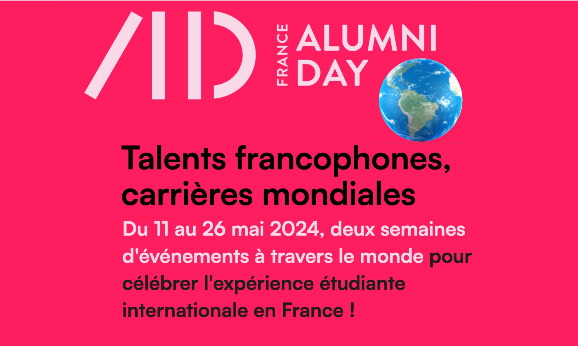 Découvrez le programme de « France Alumini Day » !