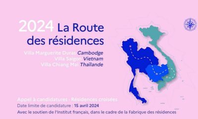 Appels à candidatures pour les programmes de résidence de L’Institut français du Cambodge
