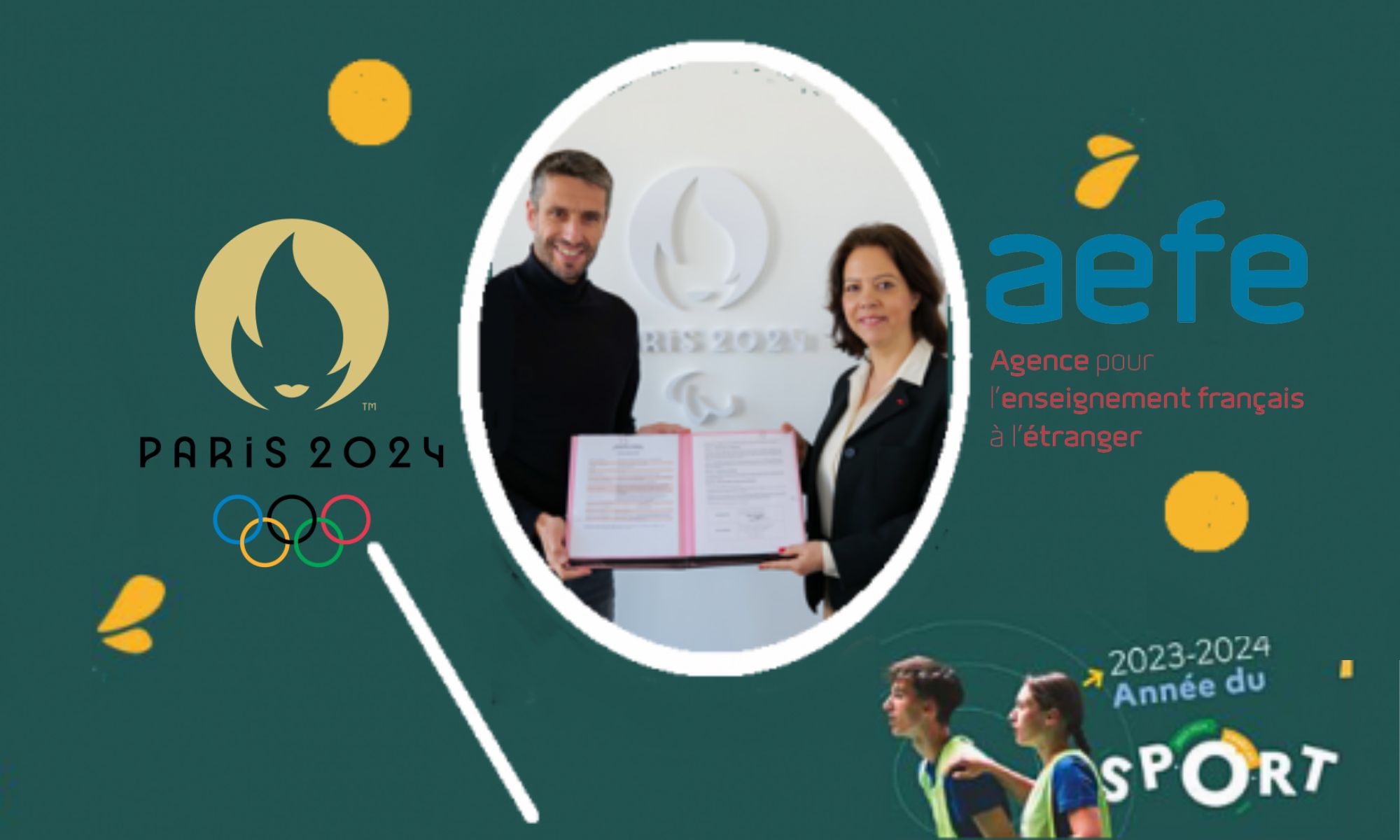 L’AEFE et Paris 2024 renforcent leur collaboration !