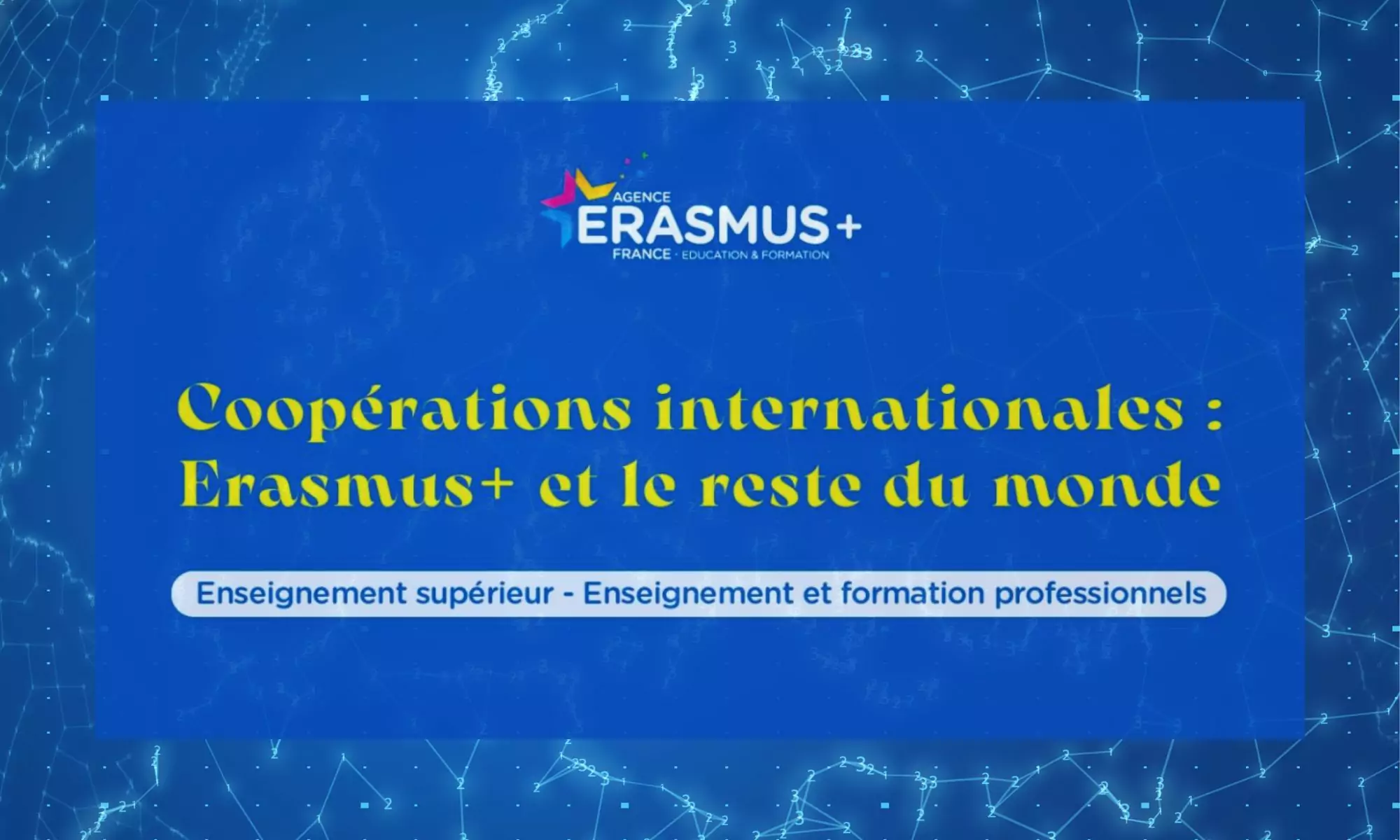Erasmus + publie le recueil de données 2023 de ses coopérations internationales