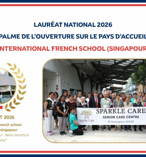 L'International French School (Singapore) remporte un prestigieux prix mondial de l'éducation sous le haut patronage du Président de la République française
